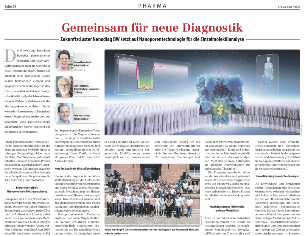 Nanoporentechnologie im Fokus der Pharmaindustrie